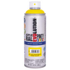 PINTY PLUS EVO VIZES AKRIL SPRAY 400ML RAL 1021 FÉNYES SUNNY YELLOW fal- és homlokzatfesték