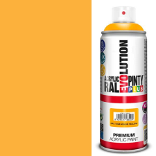 PintyPlus Akrilfesték spray, EVOLUTION fényes, 400 ml - RAL1028 melon yellow akrilfesték