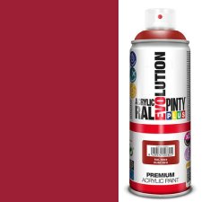 PintyPlus Akrilfesték spray, EVOLUTION fényes, 400 ml - RAL3003 ruby red akrilfesték