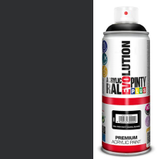 PintyPlus Akrilfesték spray, EVOLUTION matt, 400 ml - RAL9004 black akrilfesték