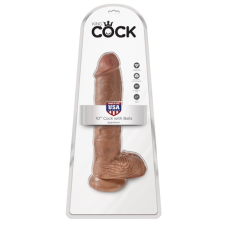 Pipedream 10" Cock with Balls  Tan műpénisz, dildó