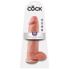 Pipedream - King Cock 12" Cock with Balls  Light műpénisz, dildó
