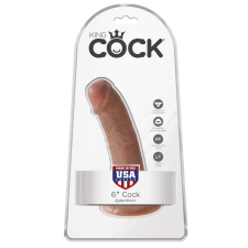 Pipedream - King Cock 6" Cock Tan műpénisz, dildó