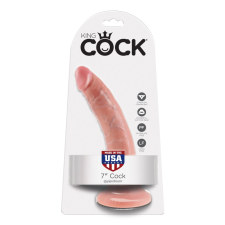 Pipedream - King Cock 7" Cock Light műpénisz, dildó