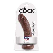 Pipedream - King Cock 8" Cock  Brown műpénisz, dildó