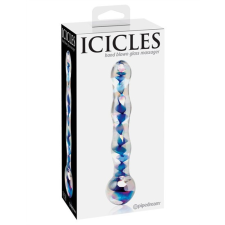 Pipedream No. 8  Clear/Blue műpénisz, dildó