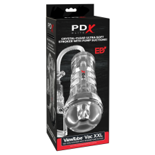 Pipedream - PDX Elite ViewTube Vac XXL Pump See-Thru EZ-Grip Pump Stroker maszturbátor