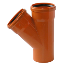 Pipelife Hungária Műanyagipari Kft. KG 125/125/45° csatornaágidom hűtés, fűtés szerelvény