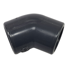 Pipelife Hungária Műanyagipari Kft. PVC-U 45°ív idom 40mm, ragasztható nyomócső idom hűtés, fűtés szerelvény