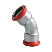 PipeLife Szénacél, 22mm 45° 2T hűtés, fűtés szerelvény