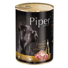 PIPER ADULT 400g konzerv felnőtt kutyáknak csirkeszívvel és barna rizzsel kutyaeledel