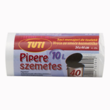 Pipere szemeteszsák 34x44cm 10L 11 mikron 40 db-os tisztító- és takarítószer, higiénia