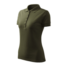  Pique Polo Free galléros póló női military S