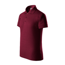 Pique Polo galléros póló gyerek garnet 122 cm/6 éves gyerek póló