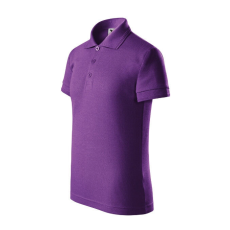  Pique Polo galléros póló gyerek lila 110 cm/4 éves