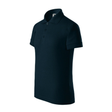  Pique Polo galléros póló gyerek tengerészkék 110 cm/4 éves
