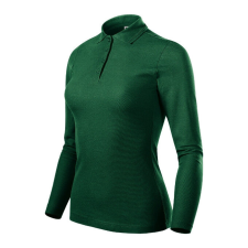 Pique Polo LS galléros póló női dark green 2XL női póló