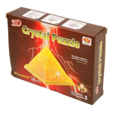 Piramis 38 darabos világító kristály puzzle - többféle puzzle, kirakós