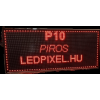  Piros Beltéri led fényújság , futófény 165x37 cm