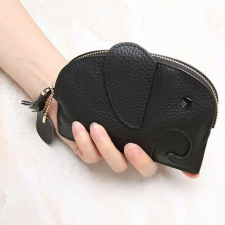  Piros Bőr Elefánt Mintás Pénztárca pénztárca