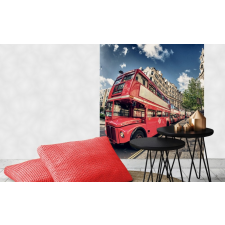 Piros busz Londonban, poszter tapéta 225*250 cm tapéta, díszléc és más dekoráció