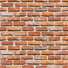  Piros és narancssárga téglafal tapéta 300 x 200 cm tapéta, díszléc és más dekoráció