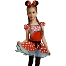 PIROS Minnie Egér jelmez 2 részes szett ruha és fejpánt M-es jelmez
