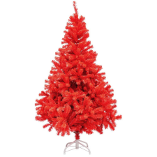 Piros műfenyő, 120cm 230ág műfenyő