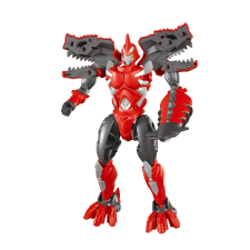  Piros összeállítható dinoszaurusz robot játékfigura
