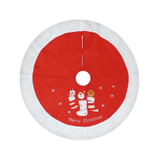  Piros Red Karácsonyfa szoknya, alátét 80 cm party kellék