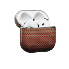 Pitaka Aramid Fiber Magnetic Case for AirPods 4 Sunset APM2405 fülhallgató, fejhallgató tok