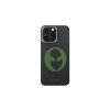Pitaka Aries iPhone 15 Pro MagSafe kompatbilis szőtt telefontok, Alien minta, szürke (KI1501AL)