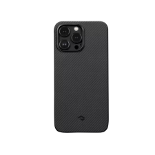 Pitaka MagEZ Case 3 Twill 600D Apple iPhone 14 Pro Max MagSafe rögzítéssel fekete szürke (126920) tok és táska
