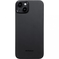 Pitaka MagEZ Case 4 Black / Grey Twill 600D Apple iPhone 15 készülékhez - MagSafe rögzítéssel tok és táska