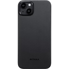 Pitaka MagEZ Case 4 Black / Grey Twill 600D Apple iPhone 15 tok MagSafe rögzítéssel szürke (129608) tok és táska