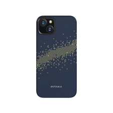 Pitaka MagEZ Case 4 StarPeak - Milky Was Galaxy Apple iPhone 15 MagSafe rögzítéssel kék (129436) (p129436) tok és táska