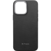 Pitaka Military-Grade Protective Case Black/Grey Twill iPhone 16 Pro tok