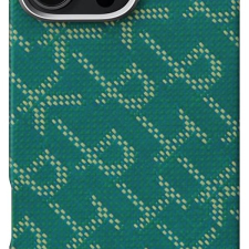 Pitaka Tactile Woven Case PTK Green Gold iPhone 16 Pro Max tok és táska