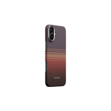 Pitaka Tactile Woven iPhone 16 tapintható szőtt MagSafe kompatibilis telefontok, napnyugta (KI1601U) tok és táska