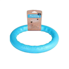 PitchDog Safe And Durable Fetch Ring For Dogs - játék (karika,kék) kutyák részére (Ø20cm) játék kutyáknak