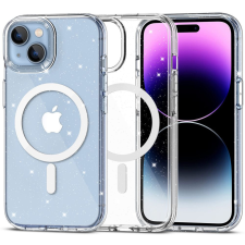 Pixato Apple iPhone 15 Plus, Műanyag hátlap védőtok + szilikon keret, Magsafe töltővel kompatibilis, csillogó hátlap, FlexAir Hybrid Magsafe Glitter, átlátszó tok és táska