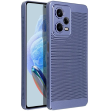 Pixato Apple iPhone 15 Pro, Műanyag hátlap védőtok, légáteresztő, lyukacsos minta, Breezy, kék tok és táska