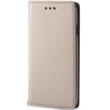 Pixato Apple iPhone 15 Pro, Oldalra nyíló tok, stand, Smart Magnet, arany tok és táska