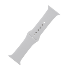 Pixato Apple Watch 1-6, SE, SE (2022) (38 / 40 mm) / Watch 7-8 (41 mm), szilikon pótszíj, S / M méret, állítható, fehér okosóra kellék