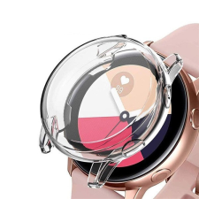 Pixato Samsung Galaxy Watch Active 2 (44 mm) SM-R820 / R825, Szilikon védőkeret, szíj nélkül, átlátszó okosóra kellék
