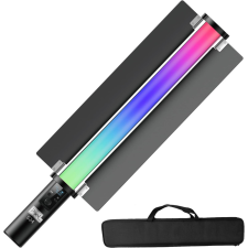 Pixel S24 RGB LED Lámpa - 18W 800LUX 2500-8500K Színes Cső-Videólámpa RGB - 4000mAh stúdió lámpa