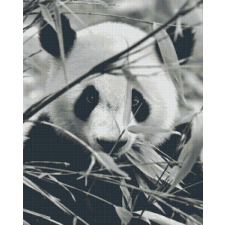  Pixel szett 36 normál alaplappal, színekkel, panda (836026) kreatív és készségfejlesztő