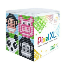 Pixelhobby 24111 Pixel XL készlet Állatok 1 (4 kis alaplap 12 szín) kreatív és készségfejlesztő