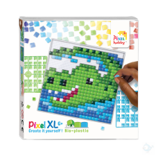 Pixelhobby Pixel XL szett - Krokodil (12x 12 cm) kreatív és készségfejlesztő