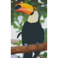 Pixelhobby Pixelhobby  808094 Tukán szett 8 alaplapos  (25,4x40,6 cm) kreatív és készségfejlesztő